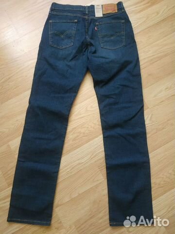 Джинсы Levis темно синие мужские новые 32-34 Джинсы Levis темно синие мужские новые 32-34
