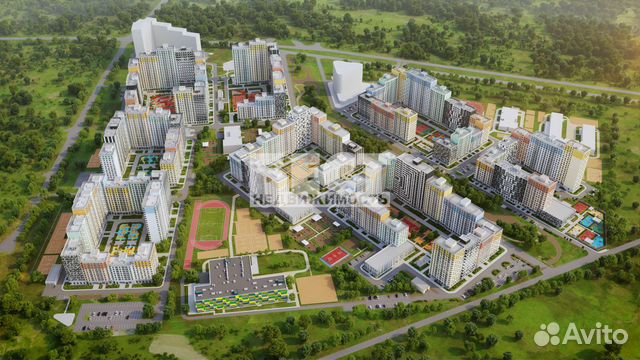 3-к квартира, 87.3 м², 2/15 эт.