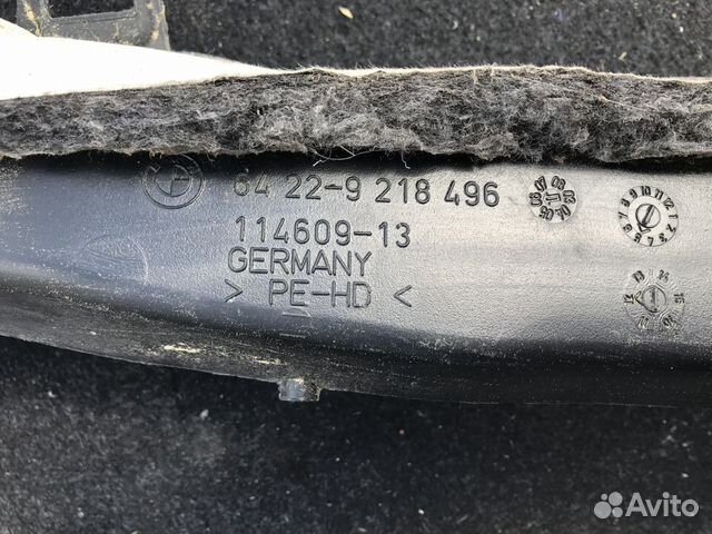 BMW F20 F21 F30 F31 канал холодного воздуха