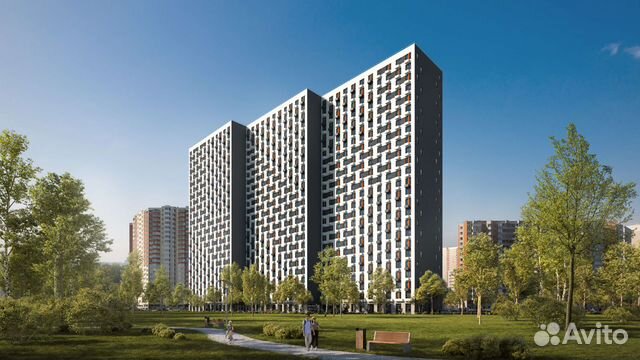 2-к квартира, 70.9 м², 4/25 эт.