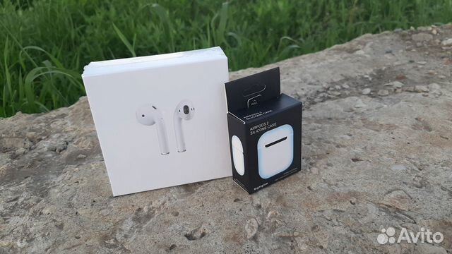 AirPods 2,gps,беспроводная зарядка+чехол AirPods 2,gps,беспроводная зарядка+чехол
