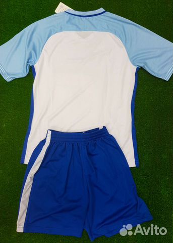 Форма футбольная NB N100-1 бело/синяя