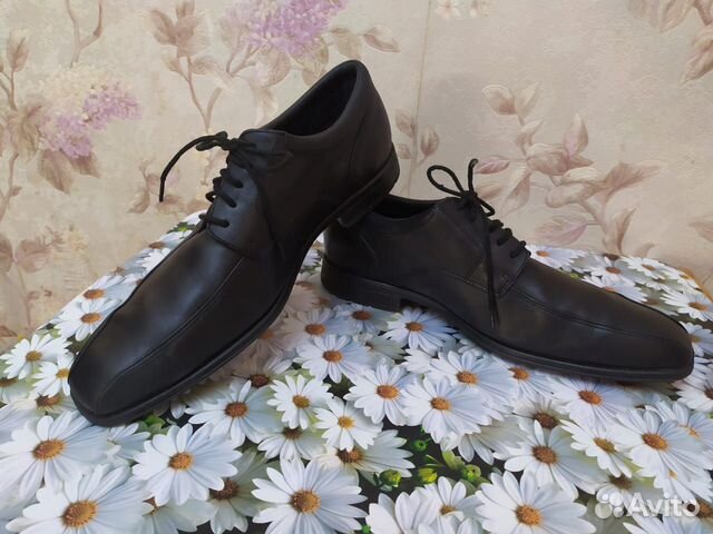 Туфли из натуральной кожи rockport р.46,5 Туфли из натуральной кожи rockport р.46,5