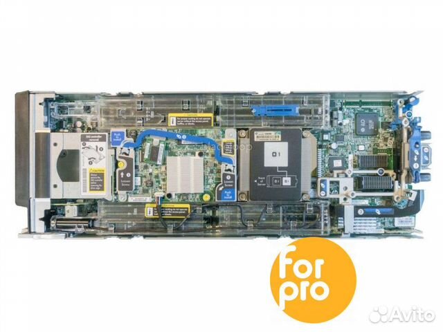 Лезвие HP BL460c G8, 2xE5-2640, 64GB, P420i)