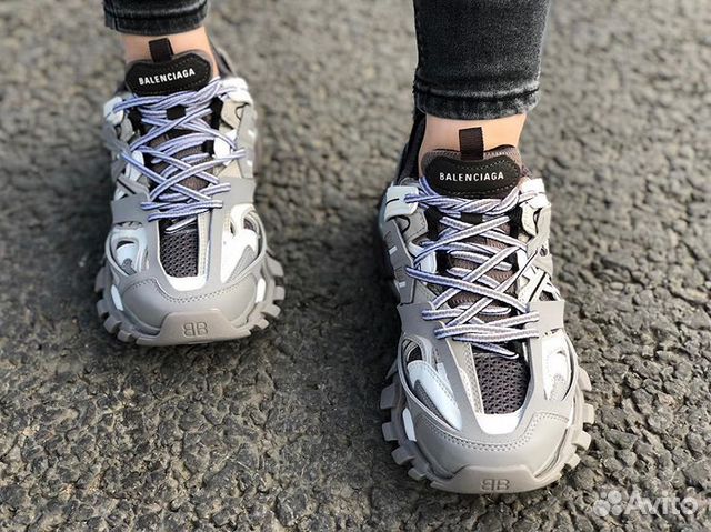 balenciaga track grey