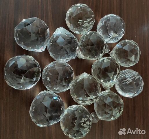 Шарики хрустальные от Отечественной люстры,ссср