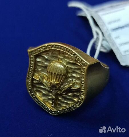 Перстень вдв бронза