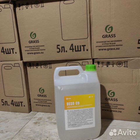 Антисептик для рук deso c9 Grass 1 л