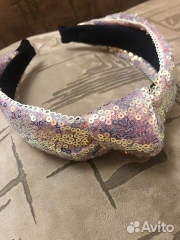 Ободок в пайетках