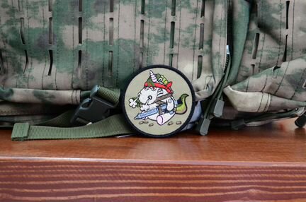 Нашивка, патч Единорог пехотинец