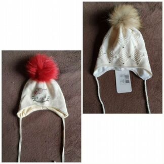 Шапки для девочки 52-54