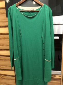 Платье с кардиганом Massimo dutti