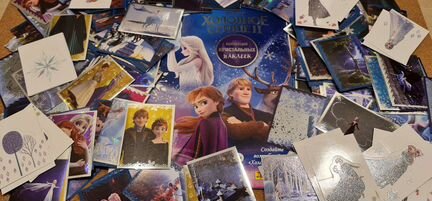 Холодное сердце Кристальная наклейки/ Сет наклеек