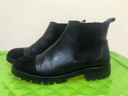 Полусапоги Trussardi. Италия. 40 р. Кожа. Еврозима