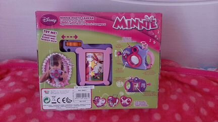 Игрушка фотоаппарат Минни со светом, звуком
