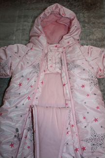 Конверт для девочки 2-6 месяца (осень-весна)