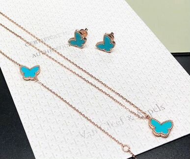 Коллекция Van Cleef & Arpels браслет.серьги.кулон