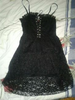 Черные кружевное и готичное платья новые