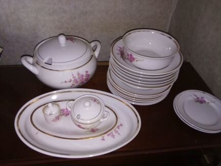 Фарфор.Фаянс. Стекло хрусталь посуда вазы СССР