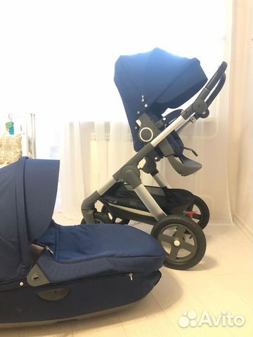 Коляска stokke trailz и автолюлька Maxi-Cosi Citi