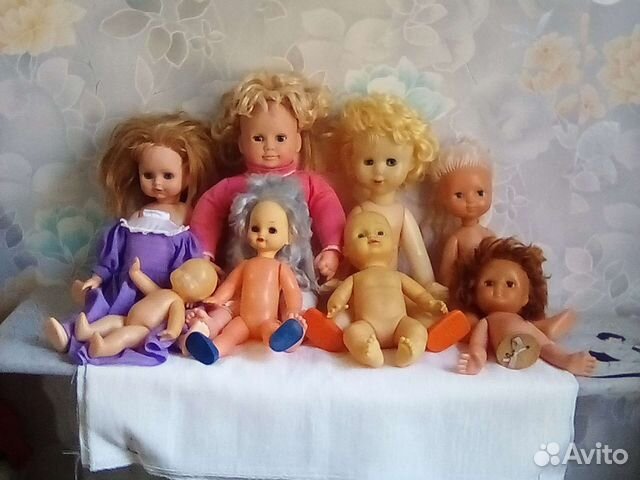 Куклы разные на реставрацию
