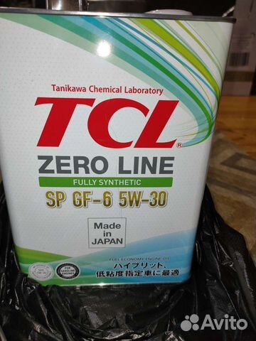 Масло моторное TCL zero line 5W30