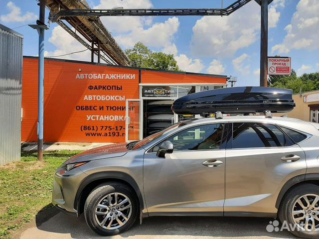 Багажник автобокс на крышу автомобиля Ниссан Nissa