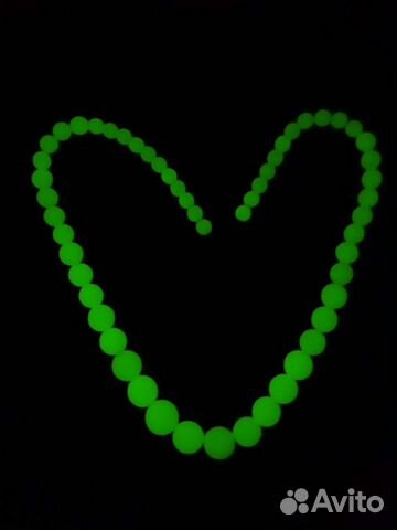 Фосфорные бусы - Антиквар 1940-50гг