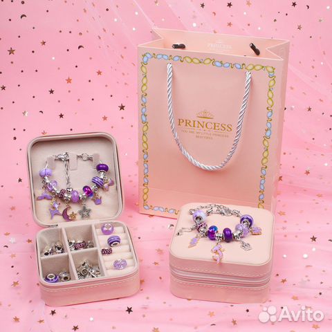 Набор для создания украшений девочке браслеты