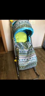 Детские санки коляска бу