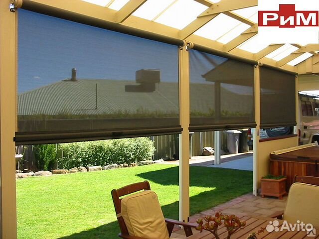 Прозрачная маркиза на беседку, в кафе, на веранду