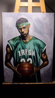 Картина, холст, масло Lebron James