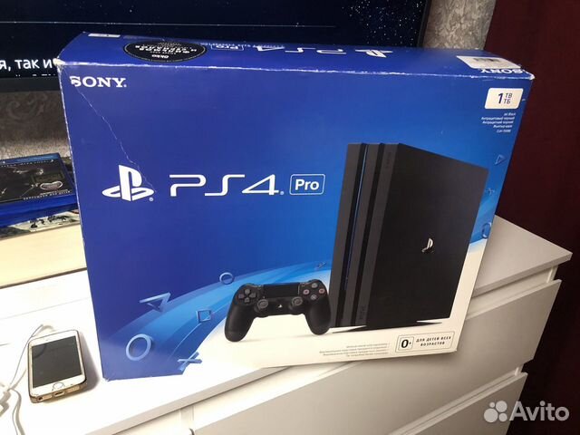 Sony playstation 4 PS4 pro 1tb с играми