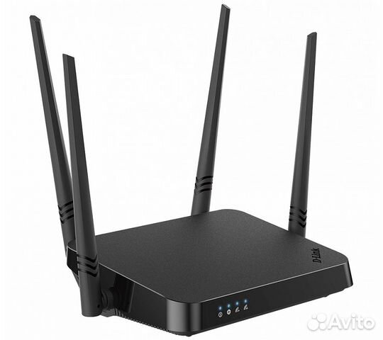 Wi-Fi роутер D-Link DIR-822/RU, черный
