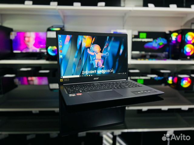 Мощь 3D Acer 15.6/IPS/Ryzen 3 5300U/RX 640 2Gb/SSD