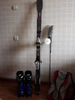 Горные лыжиApache Black ботинкиConcept Lange палки