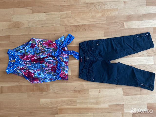 Бриджи и блузка для девочки