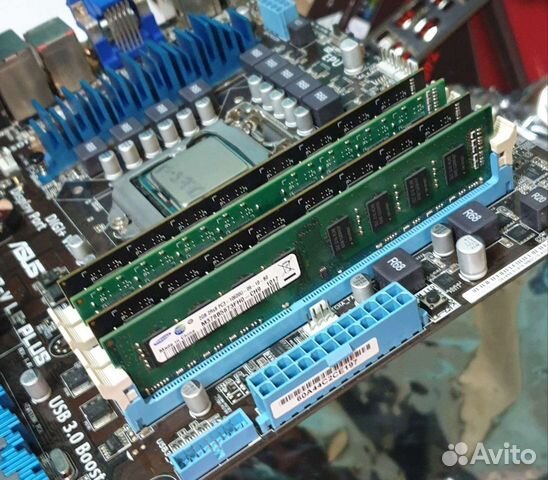 I7 3770 с материнской платой Z77, DDR3 12 гигабайт