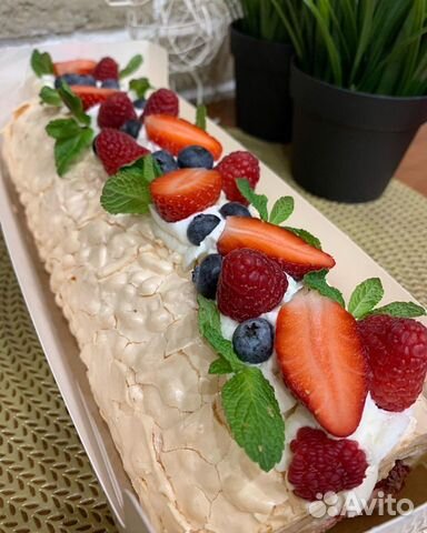 Меренговый рулет