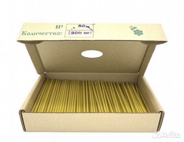 Свечи восковые православные № 60 (300 шт.)