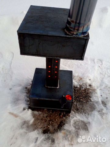 Печь для гаража на отработанном масле