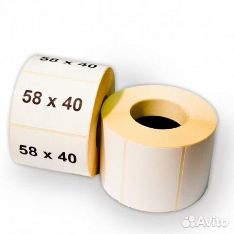 Этикетки 58х40 Эко, Полуглянец, любых размеров