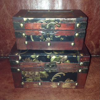 Комплект подарочных сундуков-шкатулок