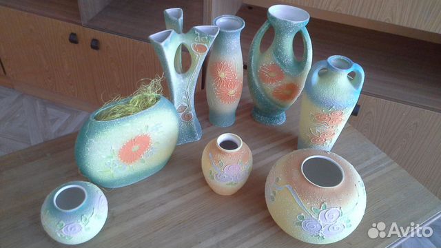 Вазы керамика декоративные продаю