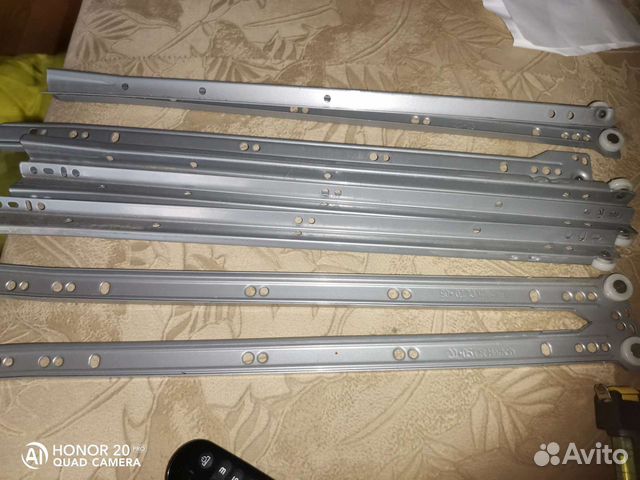 Мебельные направляющие для ящиков 45 см