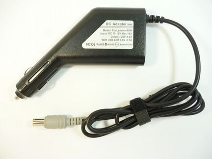 Новая автозарядка для Lenovo 90W 4.5A 7.9x5.5