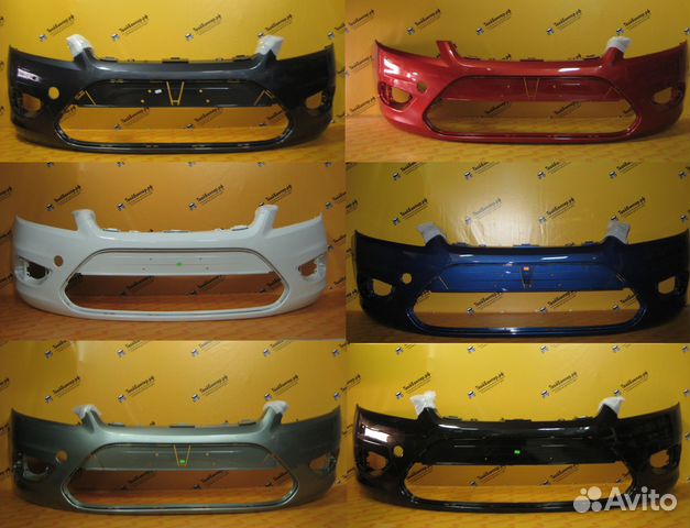 Бампер в цвет (Любой) Ford Focus 2 рестайлинг