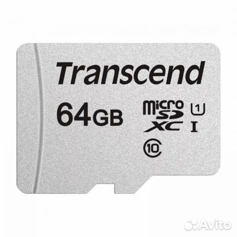 Карта памяти Transcend TS64gusd300S-A microsdxc 64