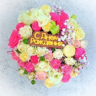 Букеты из шоколадных розочек