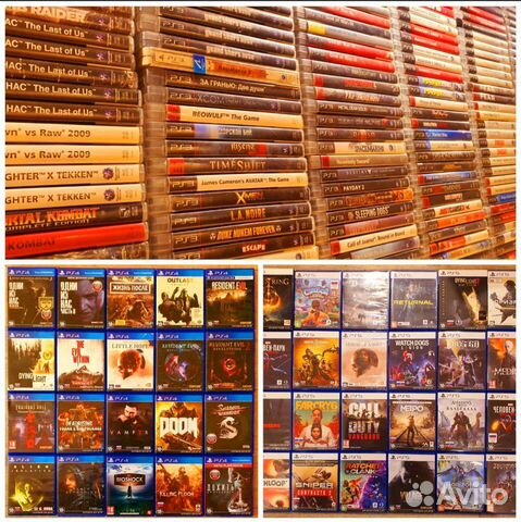 Лучшие Диски Игры Sony PS 3, 4, 5 Бол. Выбор